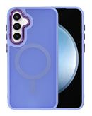 Encuentra el mejor estuche magnético de carga inalámbrica para Samsung Galaxy S25 Plus en Guatemala, disponible en color morado.