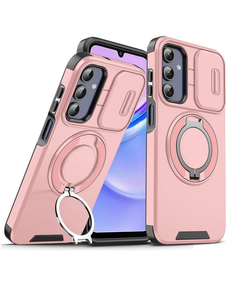 Protege tu Galaxy S25 Plus con una funda magnética y resistente en color rosa en Guatemala.