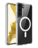 ¡Consigue la mejor funda transparente con carga inalámbrica y cierre completo para tu Samsung Galaxy S25 Plus o S24 Plus en Guatemala!