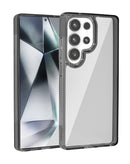 Encuentra la mejor tapa trasera hybrid en negro para Samsung Galaxy S25 Ultra con tecnología Air Cushion en Guatemala.