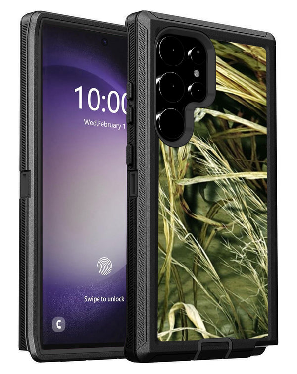 Encuentra la mejor carcasa heavy duty CAMO BLACK para Samsung Galaxy S25 Ultra en Guatemala, ideal para proteger tu smartphone y visita nuestro taller de reparaciones en Guatemala.