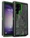 Encuentra la funda heavy duty Samsung Galaxy S25 Ultra en Guatemala para proteger tu dispositivo con estilo camuflaje verde.