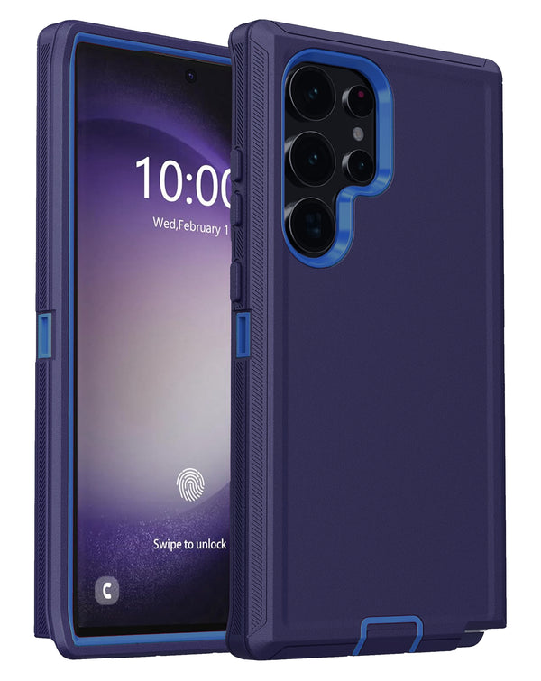 Encuentra la mejor funda heavy duty para tu Samsung Galaxy S25 Ultra en Guatemala con protección y estilo en color navy blue.