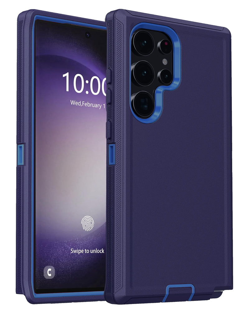 Encuentra la mejor funda heavy duty para tu Samsung Galaxy S25 Ultra en Guatemala con protección y estilo en color navy blue.