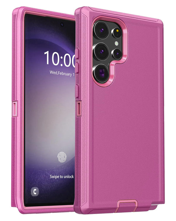 Encuentra la mejor funda heavy duty para Samsung Galaxy S25 Ultra en Guatemala en SlowBack, mayorista de accesorios de protección.