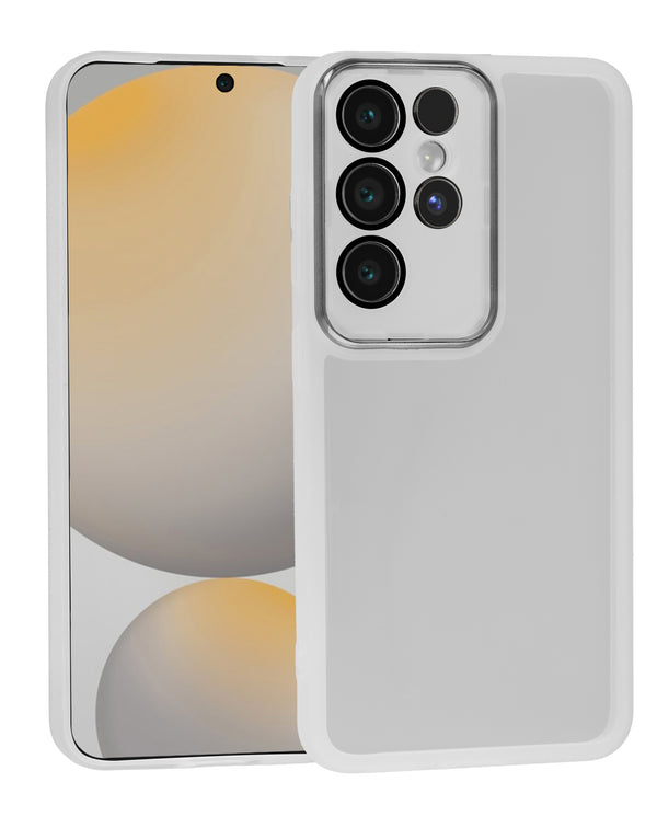 Protector de silicona transparente para Galaxy 25 Ultra, disponible en Guatemala en tiendas de accesorios para smartphones.