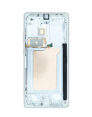 Mayorista de componentes para Samsung Galaxy S25 Ultra 5G en Guatemala, carcasa central en color Titanium White Silver.