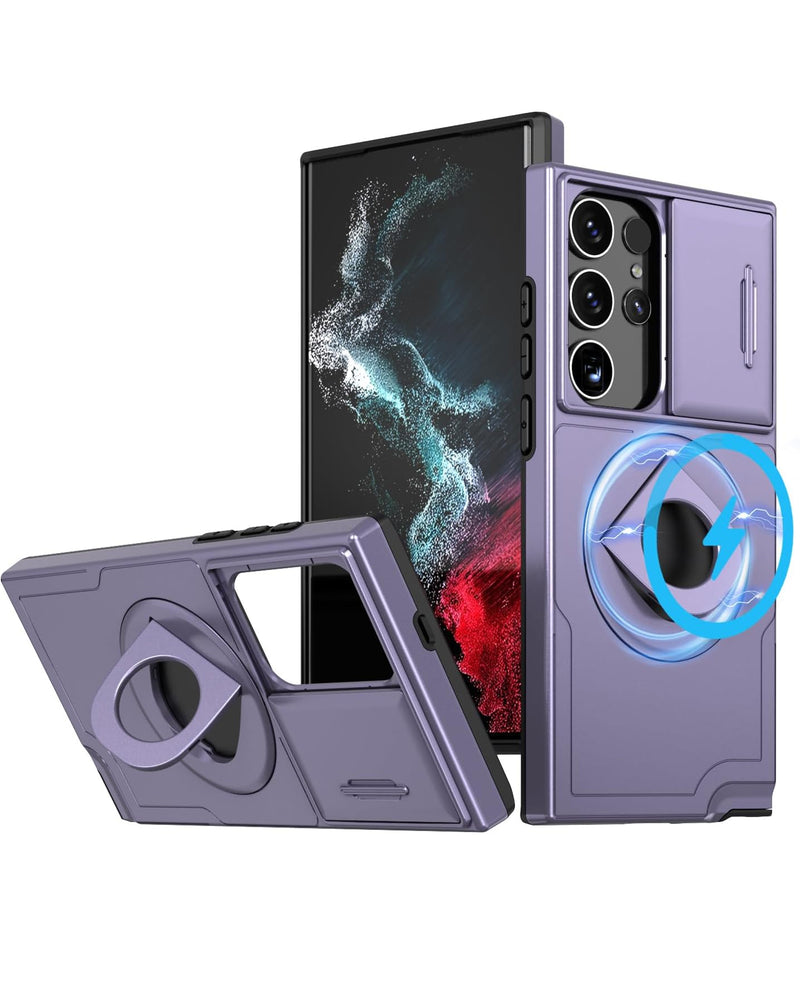 Encuentra el estuche con soporte anillo y cubierta deslizante para Galaxy S25 Ultra en Guatemala.