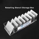 Compra un stencil reballing BGA con caja de almacenamiento de malla de acero de 240mm en Guatemala.