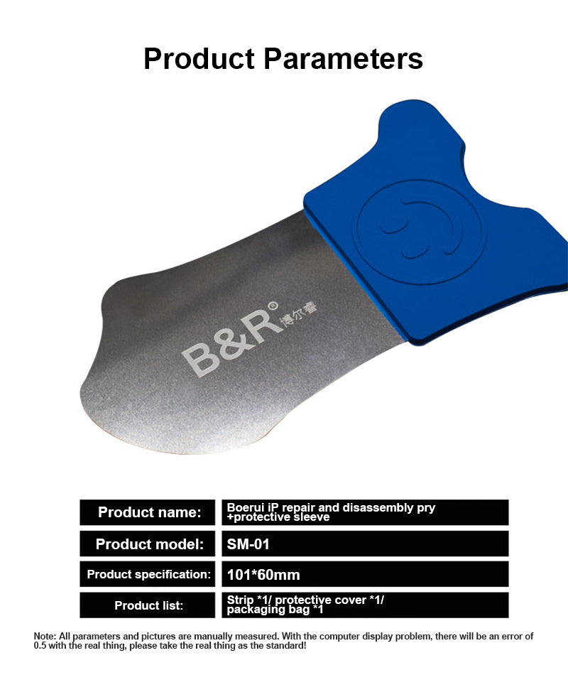 Encuentra las herramientas de apertura ultra-delgadas B&R SM-01 para reparaciones en Guatemala.