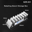 Compra un stencil reballing BGA con caja de almacenamiento de malla de acero de 240mm en Guatemala.