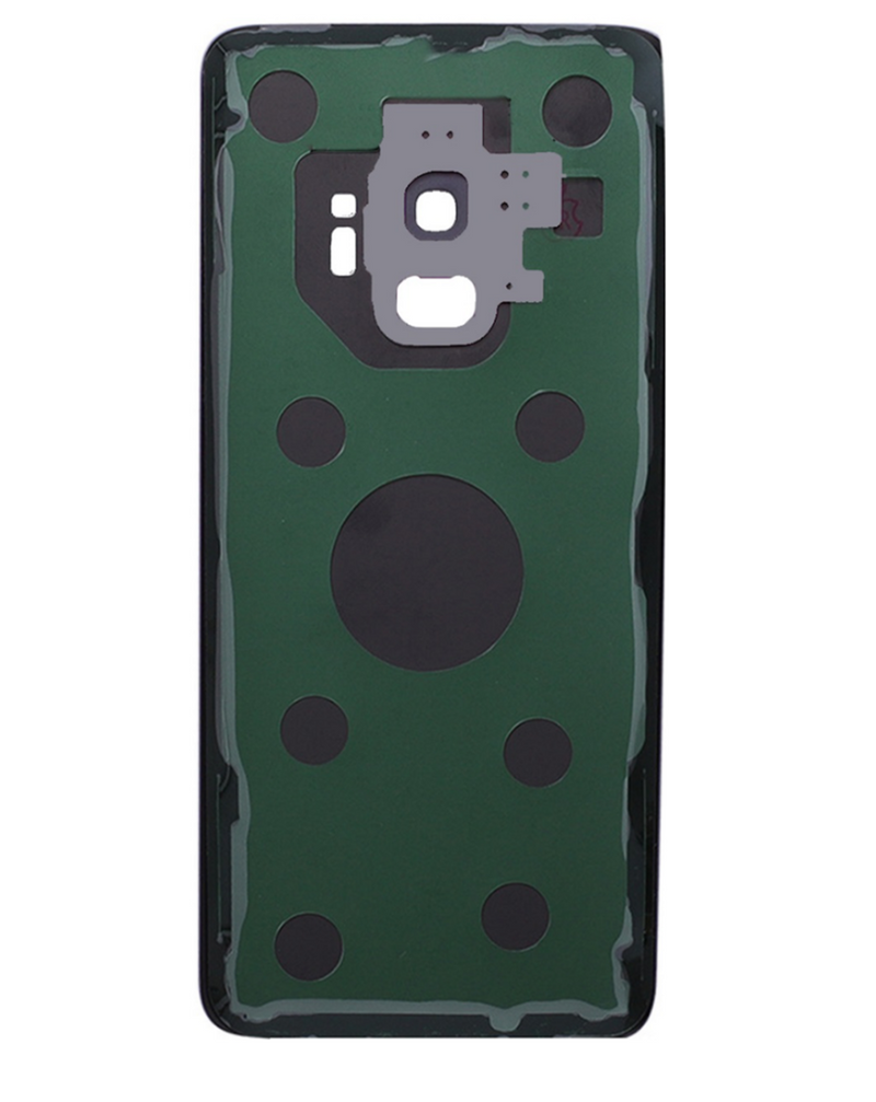 Encuentra tapa trasera con lente de cámara y adhesivo para Galaxy S9 en Guatemala, ideal para reparaciones de celular.