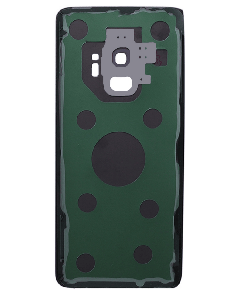 Tapa trasera con lente de cámara y adhesivo para Samsung Galaxy S9 en Guatemala, mayorista de repuestos para reparaciones.