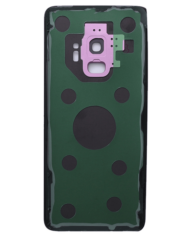 Tapa trasera con lente de cámara y adhesivo para Samsung Galaxy S9 en Guatemala.
