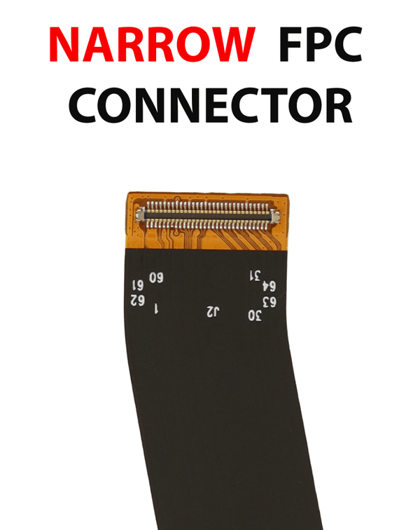 Reparacion de pantalla original Samsung Galaxy A01 en Guatemala con marco y conector estrecho.