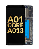 Reparación de pantalla original con marco para Galaxy A01 Core en Guatemala, calidad y precio a mayorista.