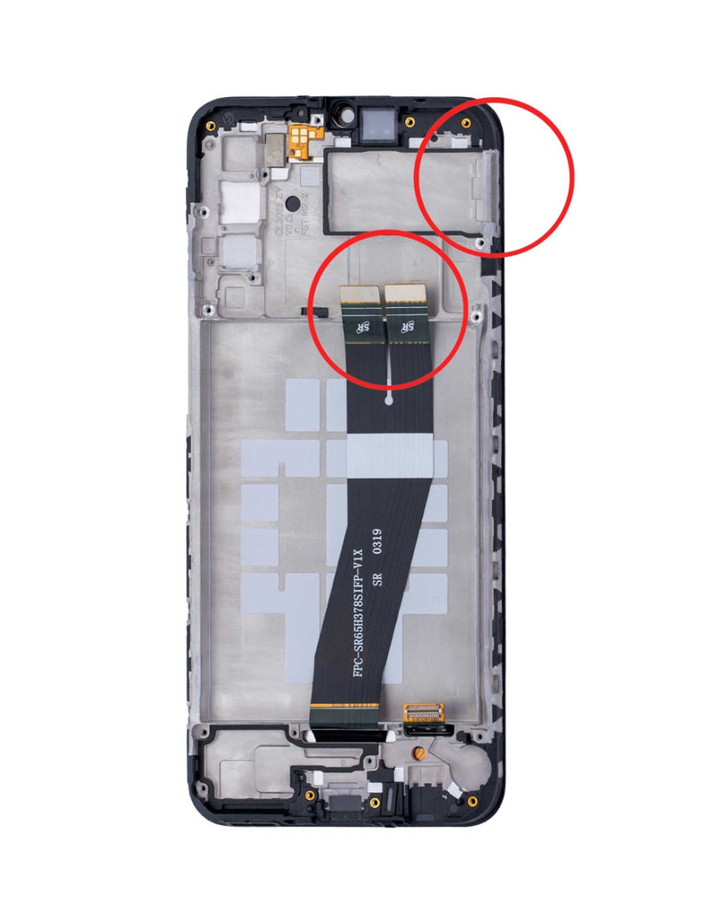 Reparación de pantalla con marco para Samsung Galaxy A02s en Guatemala, servicio de mayorista disponible.