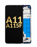 Reparación de pantalla con marco original para Samsung Galaxy A11 en Guatemala.