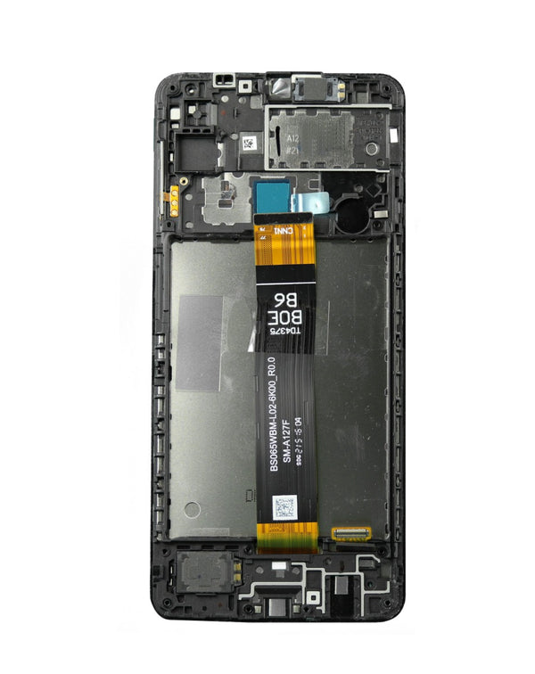 Reparación de pantalla con marco original Galaxy A12 en Guatemala, compra al por mayor en nuestro taller de reparaciones.