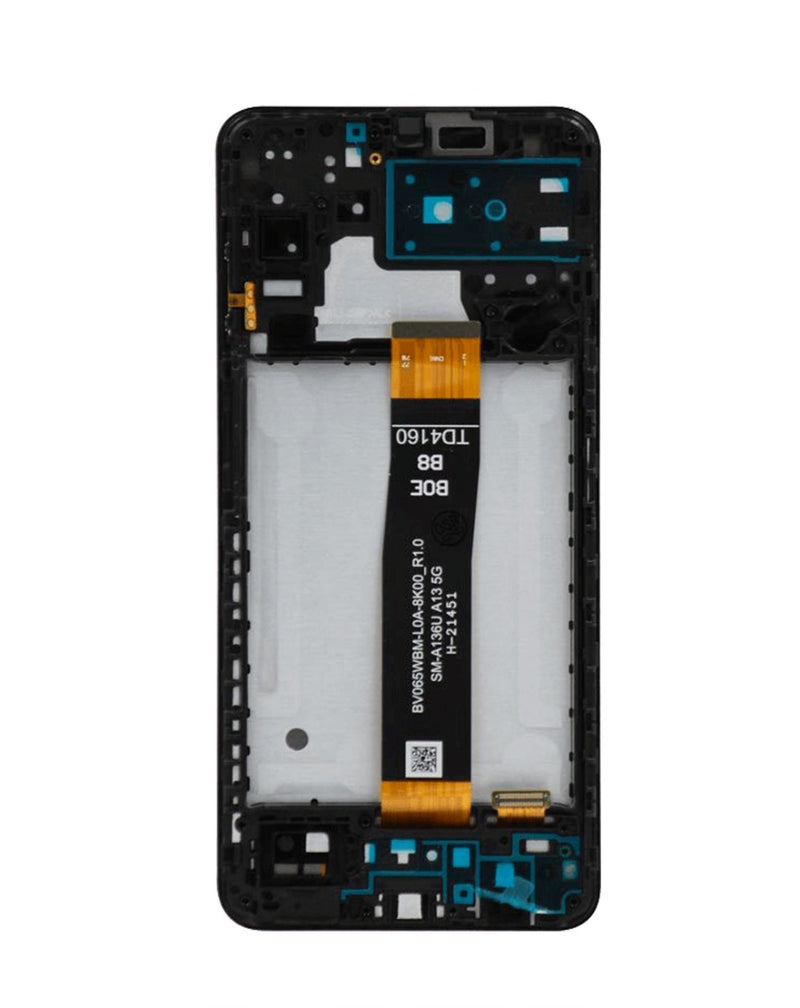 Reparación de pantalla con marco original para Samsung Galaxy A13 5G en Guatemala.