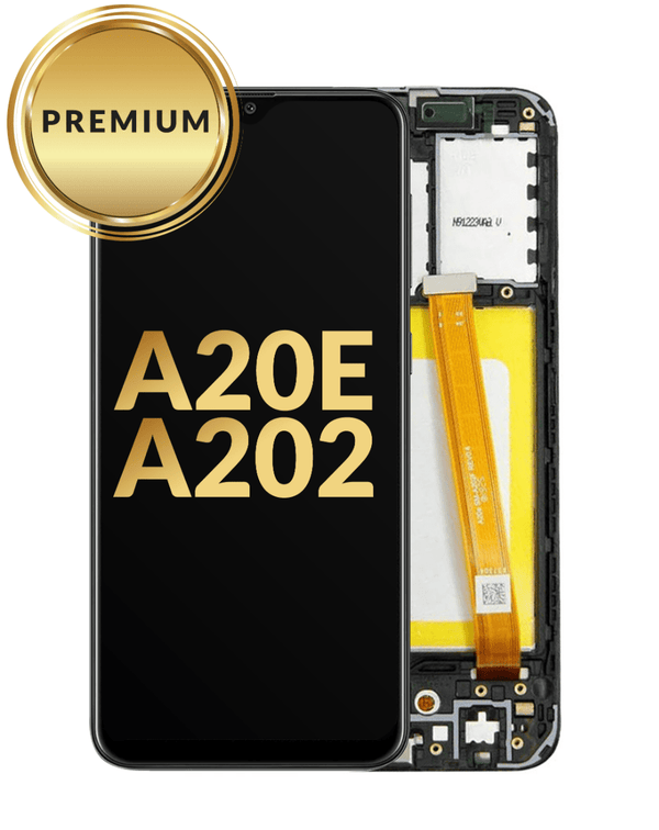 Reparación de pantalla premium para Galaxy A20E en Guatemala con componentes originales.