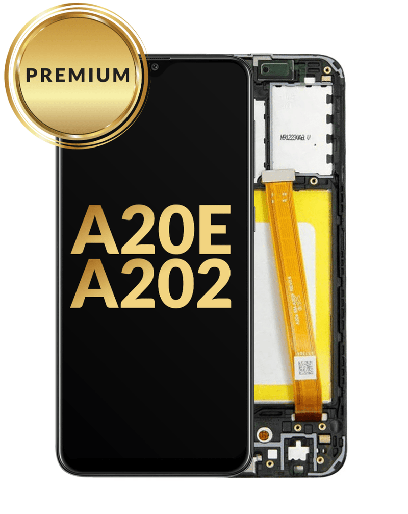 Reparación de pantalla premium para Galaxy A20E en Guatemala con componentes originales.