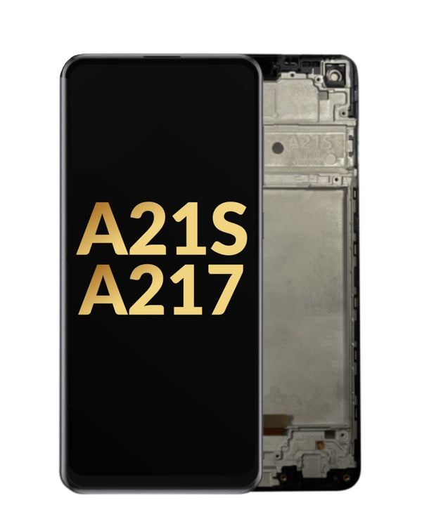 "Marco original y pantalla LCD para Galaxy A21s en Guatemala, encuentra la mejor calidad en reparaciones en talleres mayoristas de pantallas Samsung."