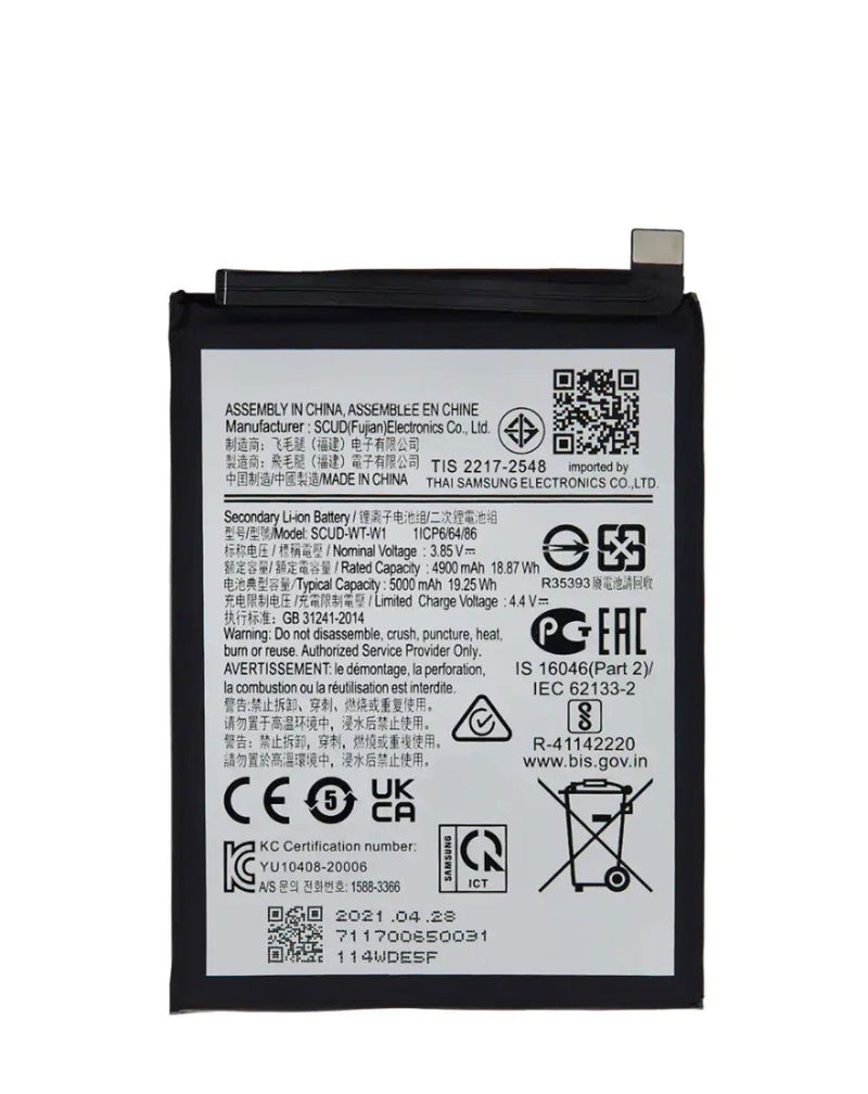 Batería para Samsung Galaxy A22 5G, A04, A04E, A14, A14 5G en Guatemala - BajoPPLCD, mayorista de componentes Samsung con reparación de baterías.