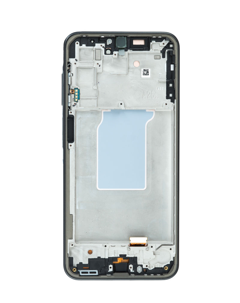 Reparación de pantalla premium con marco para Samsung Galaxy A26 en Guatemala.