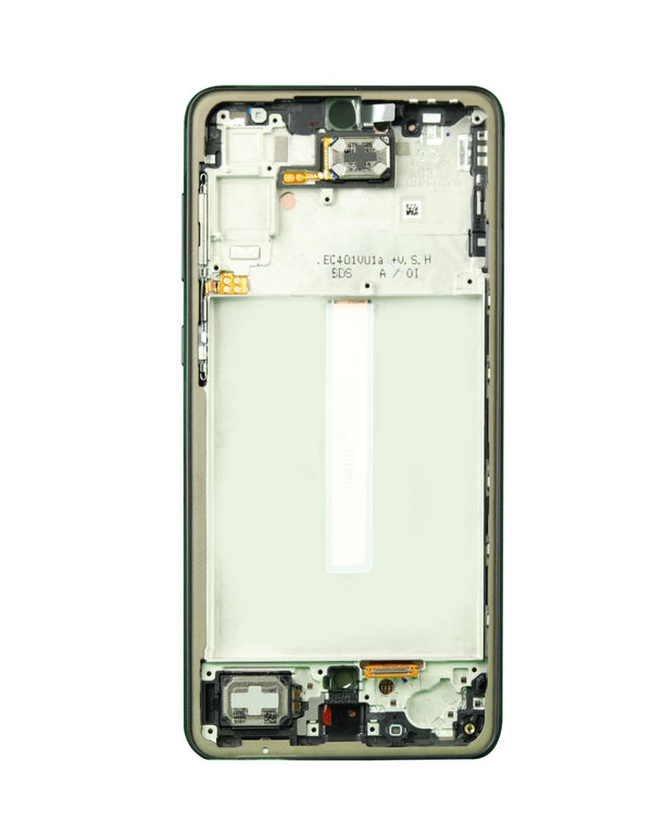 Reparación de pantalla OLED Samsung Galaxy A33 5G en Guatemala con service pack original y marco incluido en color Awesome Black.