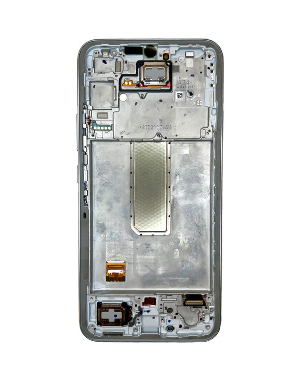 Reparación de pantalla Samsung Galaxy A34 5G en Guatemala con pantalla OLED original y marco incluido.