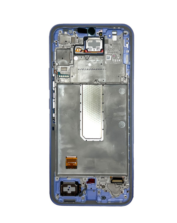 Reparación de pantalla con marco original Galaxy A34 5G en Guatemala.