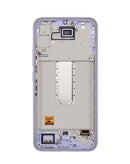 Reparación de pantalla OLED Samsung Galaxy A34 5G en Guatemala con marco original color Awesome Violet.