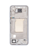 Encuentra la carcasa intermedia AWESOME ICEBLUE para Samsung Galaxy A35 en Guatemala, ideal para reparaciones de teléfonos Samsung.