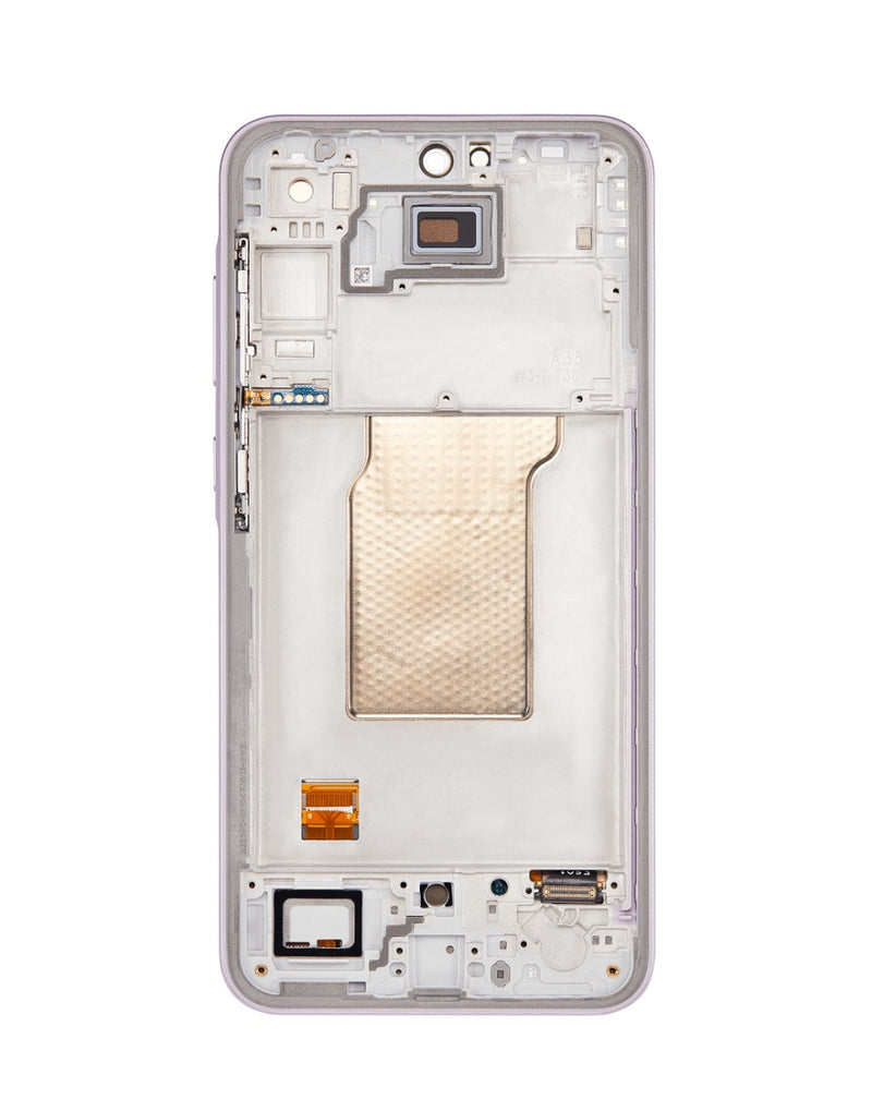 Reparación de pantalla OLED con marco para Samsung Galaxy A35 5G en Guatemala.