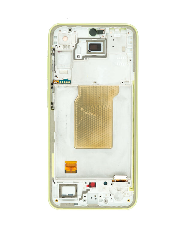 Pantalla OLED con marco para Galaxy A35 5G disponible en Guatemala para reparaciones de pantalla.