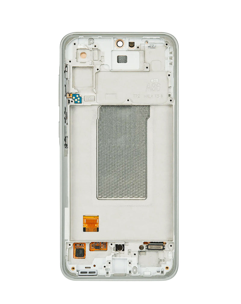Reparación de pantalla OLED con marco para Samsung Galaxy A36 en Guatemala, en talleres especializados y con repuestos originales.