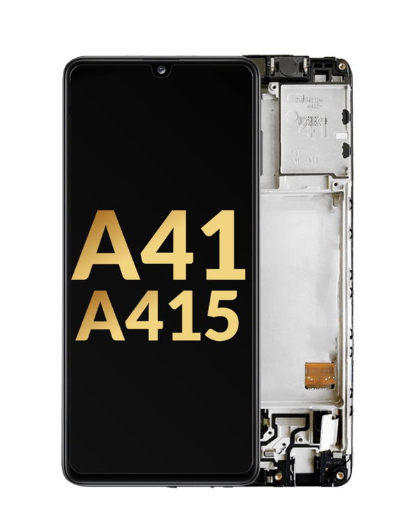 Reparación de pantalla original con marco para Galaxy A41 en Guatemala.