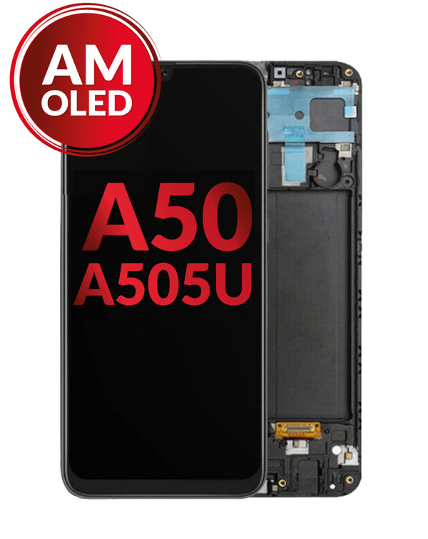 Reparación de pantalla con marco OLED para Galaxy A50 en Guatemala, encuentra las mejores opciones con los especialistas en reparaciones.