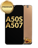 Reparación de pantalla OLED sin marco para Galaxy A50s en Guatemala.