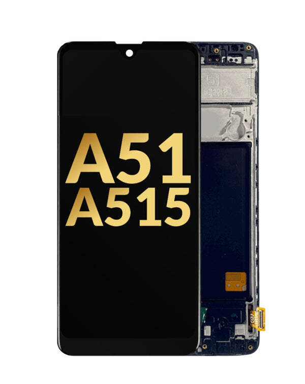 Reparación de pantalla OLED con marco Samsung Galaxy A51 4G (A515 / 2019) en Guatemala.