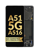 Reparación de pantalla OLED con marco para Galaxy A51 5G (A516 / 2020) en Guatemala.
