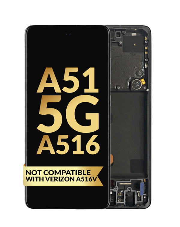 Reparación de pantalla OLED con marco para Galaxy A51 5G (A516 / 2020) en Guatemala.