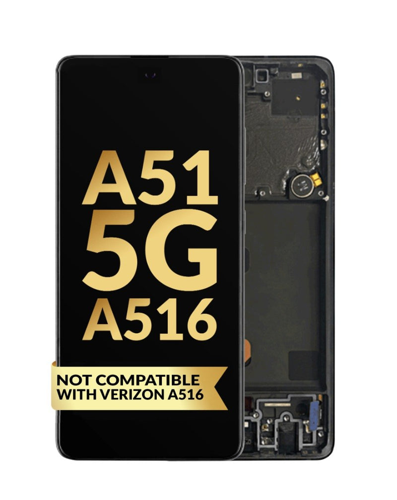 Reparación de pantalla con marco para Samsung Galaxy A51 5G (A516 / 2020) en Guatemala.
