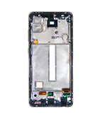Reparación de pantalla OLED con marco para Samsung Galaxy A52 4G / A52 5G / A52S 5G en Guatemala.