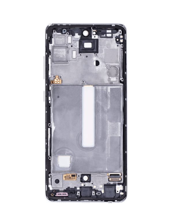 Compra tu pantalla incell (AWESOME WHITE) con marco para Galaxy A52 4G/A52 5G/A52s 5G sin sensor de huella en Guatemala.