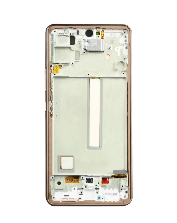 Reparación de pantalla OLED con marco para Galaxy A53 5G en Guatemala, mayorista de pantallas Galaxy con envío a talleres.