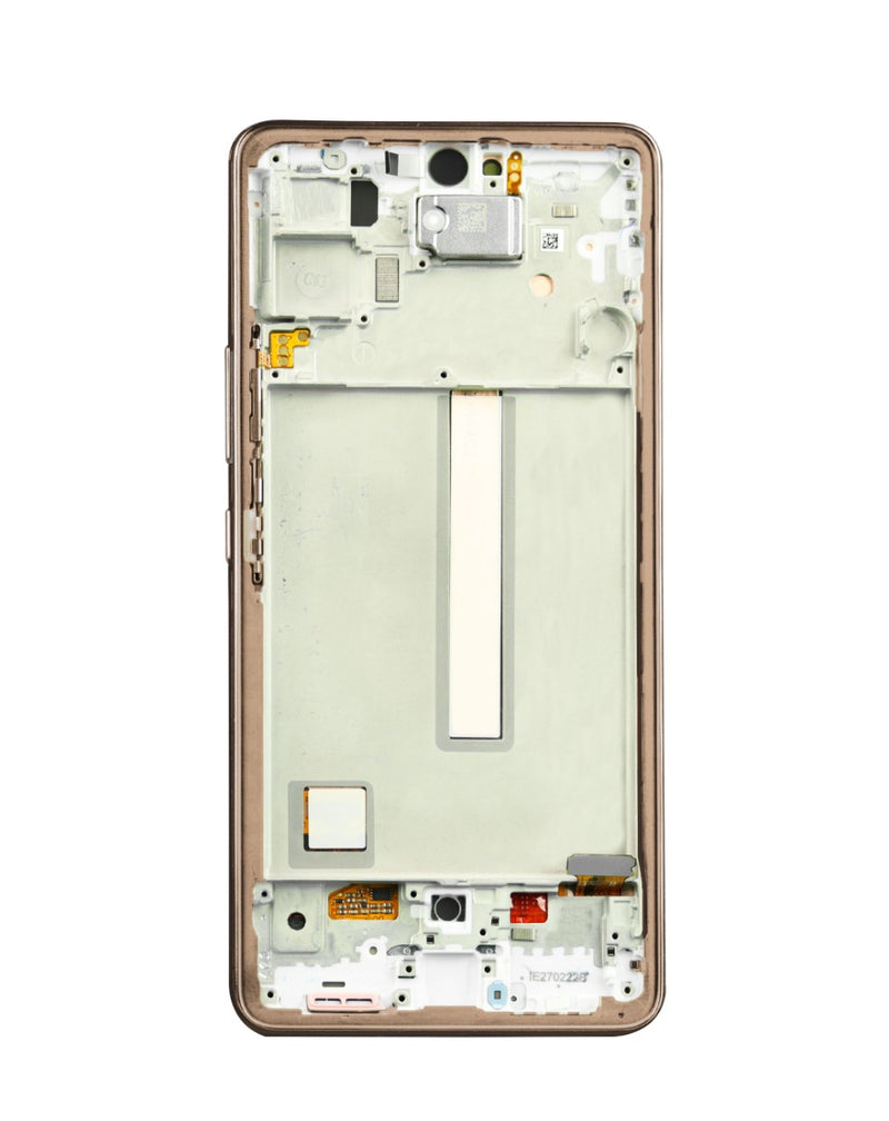 Reparación de pantalla OLED con marco para Galaxy A53 5G en Guatemala, mayorista de pantallas Galaxy con envío a talleres.