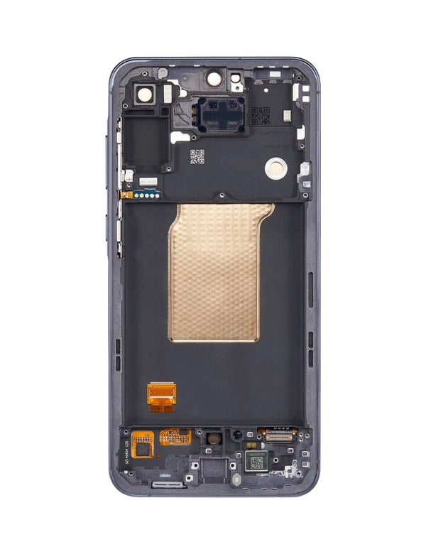 Reparación de pantalla OLED con marco para Galaxy A55 5G en Guatemala.