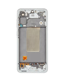 Reparación de pantalla OLED con marco para Samsung Galaxy A56 en Guatemala.
